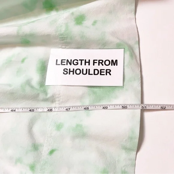 Tanya Taylor Gianna Maxi Dress XS mint green tie‎ dye - Picture 12 of 15